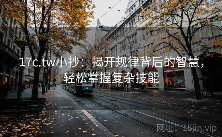 17c.tw小抄:揭开规律背后的智慧,轻松掌握复杂技能
