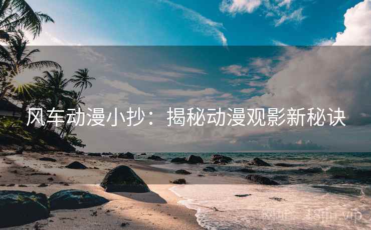风车动漫小抄:揭秘动漫观影新秘诀